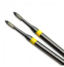 Безопасная фреза "пламя" - многогранная, 5мм, желтая насечка