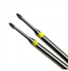 Безопасная фреза "почка" - многогранная, 3 мм, желтая насечка