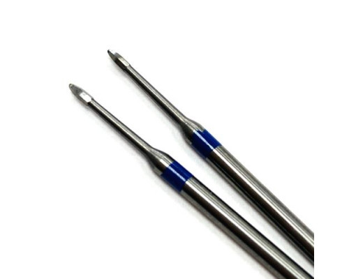 Безопасная фреза "почка" - 6 граней, 3 мм, синяя насечка