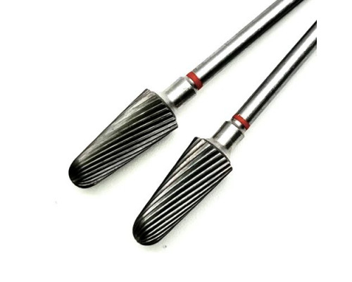 Фреза ТВС "закругленный конус", оранжевая насечка, d-6.0mm (ФКЗ 060-М)