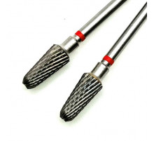 Фреза ТВС "закругленный конус", оранжевая насечка, d-5.0mm (ФКЗД 050-М)