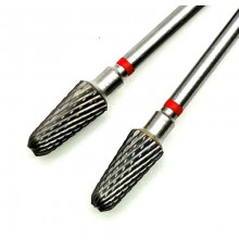 Фреза ТВС "закругленный конус", оранжевая насечка, d-5.0mm (ФКЗД 050-М)