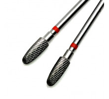 Фреза ТВС "парабола", оранжевая насечка, d-4.0mm (ФПД 040-М)