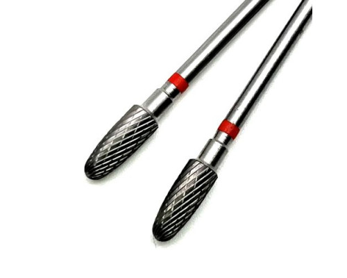 Фреза ТВС "парабола", оранжевая насечка, d-4.0mm (ФПД 040-М)