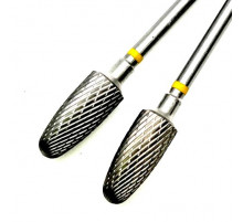 Фреза ТВС "парабола", желтая насечка, d-6.0mm (ФПД 060-ОМ)