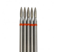 Фреза алмазная "пламя" 018 оранжевая