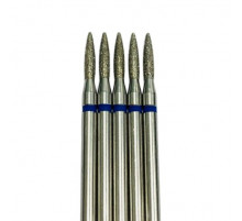 Фреза алмазная "пламя" 018 синяя