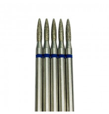 Фреза алмазная "пламя" 018 синяя