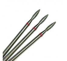 Фреза алмазная "пламя" 021 красная