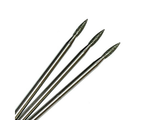 Фреза алмазная "пламя" 021 синяя