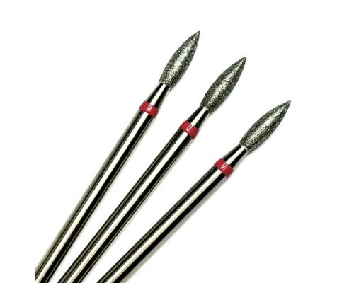 Фреза алмазная "пламя" 023 красная