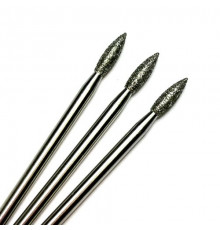 Фреза алмазная "пламя" 025 синяя