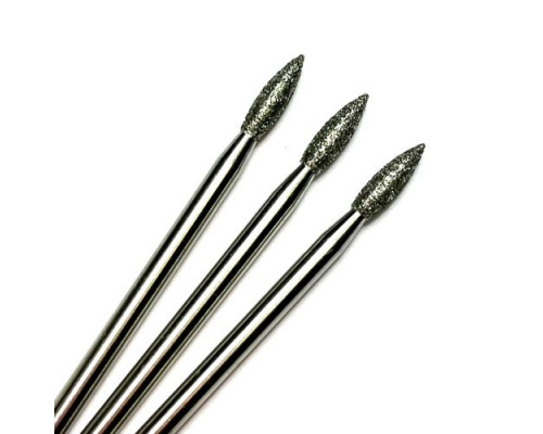 Фреза алмазная "пламя" 025 синяя