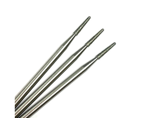 Фреза алмазная "конус закругленный" 016 синяя