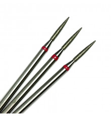 Фреза алмазная "игла" 014 красная