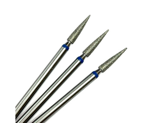 Фреза алмазная "игла" 023 синяя