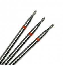 Фреза алмазная "эллипс/олива" 016 оранжевая