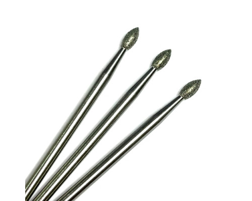 Фреза алмазная "почка" 025 синяя