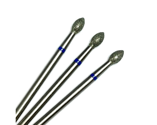 Фреза алмазная "почка" 033 синяя