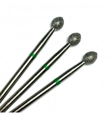 Фреза алмазная "почка" 040 зеленая