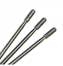 Фреза алмазная "цилиндр закругленный/микрофон" 027 синяя