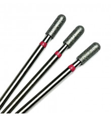 Фреза алмазная "цилиндр закругленный/микрофон" 031 красная