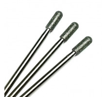 Фреза алмазная "цилиндр закругленный/микрофон" 033 синяя