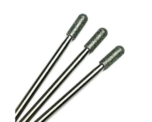 Фреза алмазная "цилиндр закругленный/микрофон" 033 синяя