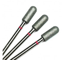 Фреза алмазная "цилиндр закругленный/микрофон" 050 красная