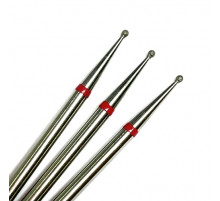 Фреза алмазная "шар" 010 красная