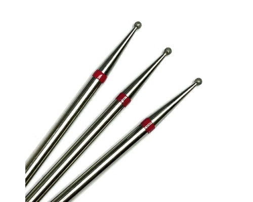 Фреза алмазная "шар" 012 красная