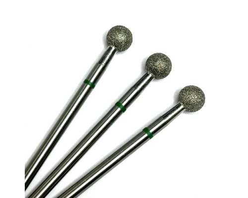 Фреза алмазная "шар" 050 зеленая