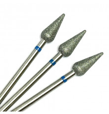 Фреза алмазная "конус/капля" 050 синяя