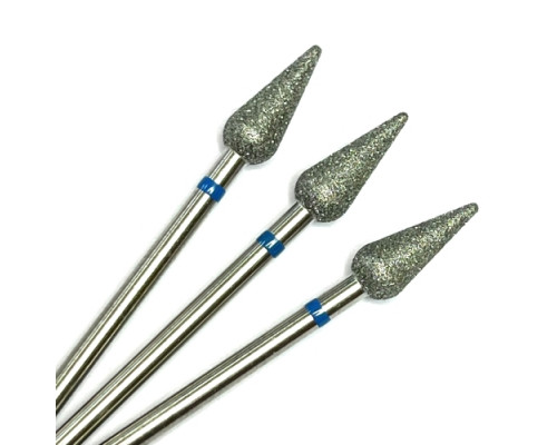 Фреза алмазная "конус/капля" 050 синяя