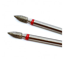 Фреза алмазная "пуля" 023 красная