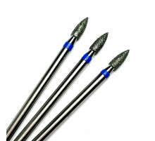 Фреза алмазная "пуля" 025 синяя