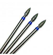 Фреза алмазная "пуля" 025 синяя