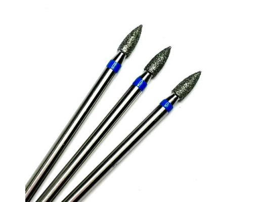 Фреза алмазная "пуля" 025 синяя