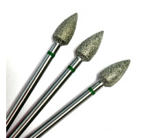 Фреза алмазная "пуля" 050 зеленая