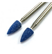 Корундовая фреза "пуля" синяя, D=4 мм