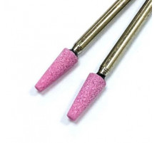 Корундовая фреза "усеченный конус" розовая, D=3 мм