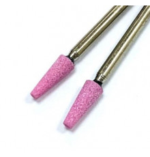 Корундовая фреза "усеченный конус" розовая, D=3 мм