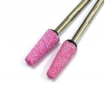 Корундовая фреза "усеченный конус" розовая, D=5 мм