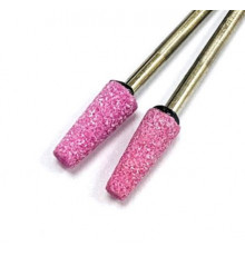 Корундовая фреза "усеченный конус" розовая, D=5 мм