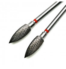 Фреза ТВС "пламя", оранжевая насечка, d-5.0mm