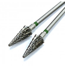 Фреза ТВС "елочка", зеленая насечка, d-6.0mm (ФКДЕ 060-K) 