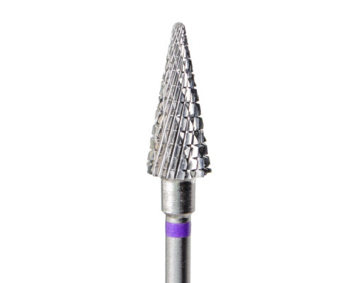 Фреза ТВС "елочка", сиреневая насечка, d-6.0mm (ФКЕТ-060)