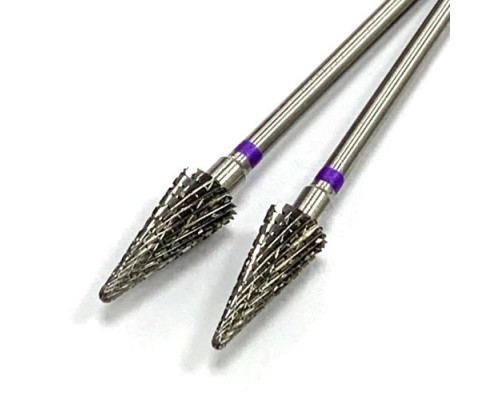 Фреза ТВС "елочка", сиреневая насечка, d-6.0mm (ФКЕТ-060)