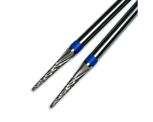 Фреза ТВС "конус фиссурный", синяя насечка, d-1.6mm (ФКЗУД 016Ц-С 6°) 