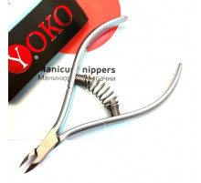 Кусачки для кутикулы "Yoko SK 029A" - 6мм (низкая пятка)